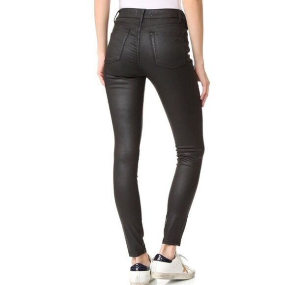 DL1961 No. 1 Trimtone Skinny Jeans Chasm Wash Black Size 26 Jessica Alba JA x DL - Picture 2 of 10